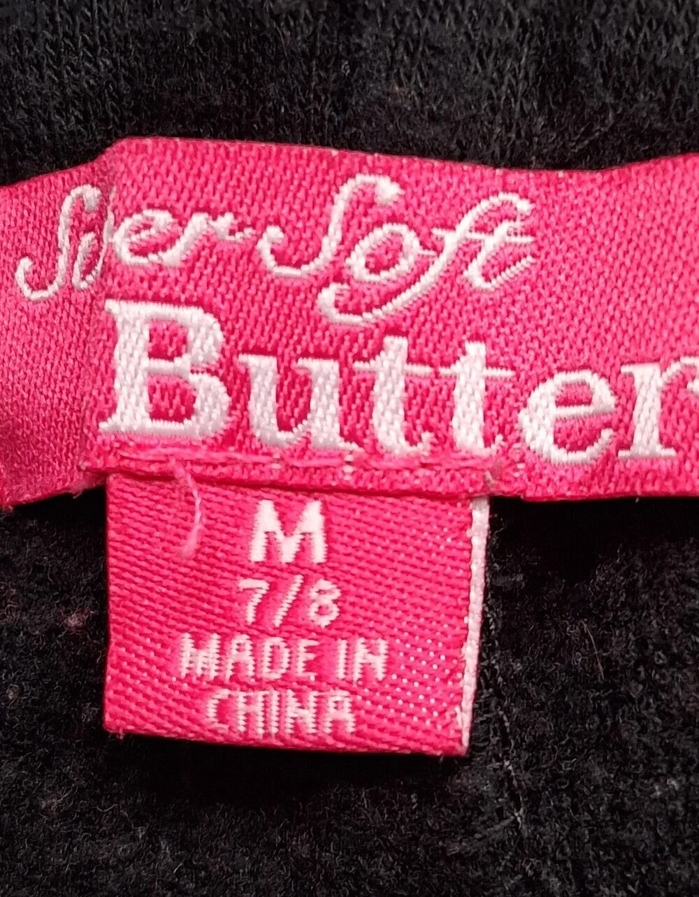 Super Soft Butter Girl's Joggers With A Rhinestone Rainbow    Size M